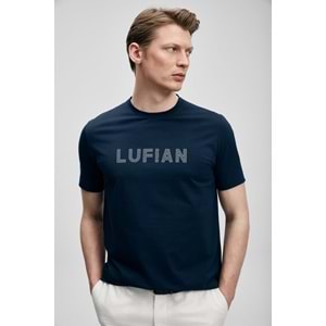 Lufian 111020280 Oscar Modern Grafik T- Shirt Tişört Erkek Tişort