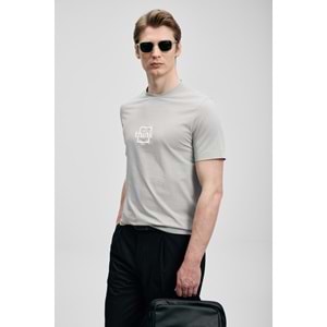 Lufian 111020310 Thınk Modern Grafik T- Shirt Tişört Erkek Tişort