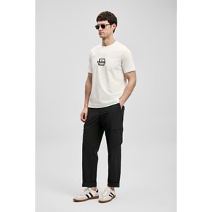 Lufian 111020310 Thınk Modern Grafik T- Shirt Tişört Erkek Tişort