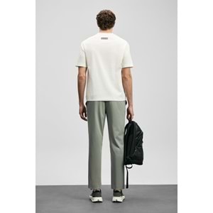 Lufian 111020285 Carl Modern Grafik T- Shirt Tişört Erkek Tişort