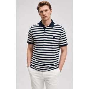 Lufian 111040250 Icon Smart Polo Yaka Tişört Erkek Tişort