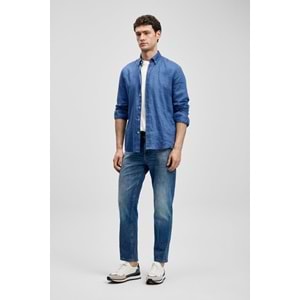 Lufian 111200228 Beneflec Smart Jean Erkek Pantolon Slim Fit Erkek Kot Pantolon