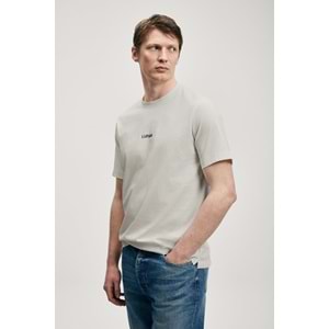 Lufian 111020322 Marcus Modern Grafik T- Shirt Tişört Erkek Tişort