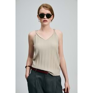 Lufian 121090048 Darla Sıfır Kol T-Shirt Kadın Tişört