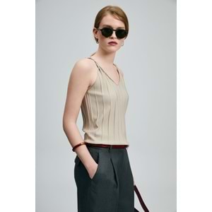 Lufian 121090048 Darla Sıfır Kol T-Shirt Kadın Tişört