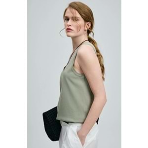 Lufian 121090056 Clara Sıfır Kol T-Shirt Kadın Tişört