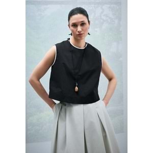 Lufian 121280013 Karmına Kadın Bluz T-Shirt Kadın Tişört