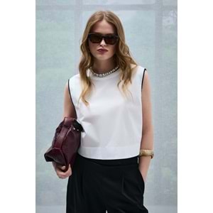 Lufian 121280013 Karmına Kadın Bluz T-Shirt Kadın Tişört