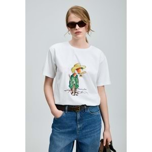 Lufian 121020041 Fame Kadın T-Shirt Kadın Tişört