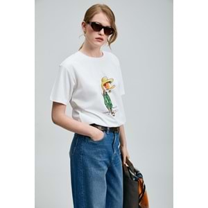 Lufian 121020041 Fame Kadın T-Shirt Kadın Tişört