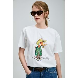 Lufian 121020041 Fame Kadın T-Shirt Kadın Tişört