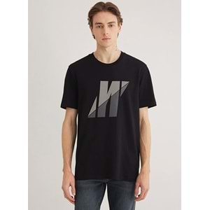 Mavi M0612174-900 Mavi Pro Logo Baskılı Reflektör Detaylı Tişört Erkek T-Shirt