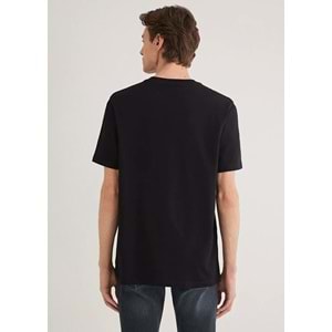 Mavi M0612174-900 Mavi Pro Logo Baskılı Reflektör Detaylı Tişört Erkek T-Shirt