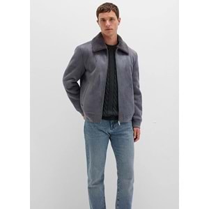 Mavi M0110450-80776 Suni Kürk Detaylı Suni Süet Ceket Erkek Ceket