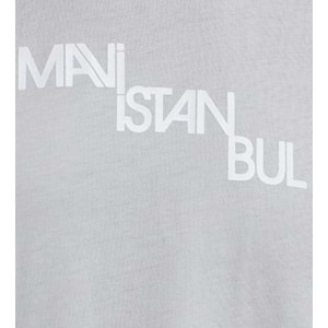 Mavi M0612274-70075 İstanbul Baskılı T-Shirt Erkek Tişort