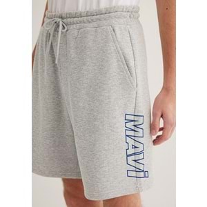 Mavi M0410225-80196 Mavi Baskılı Erkek Şort