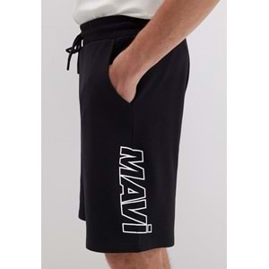 Mavi M0410225-900 Mavi Baskılı Erkek Şort