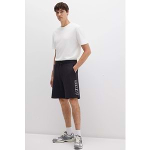 Mavi M0410225-900 Mavi Baskılı Erkek Şort