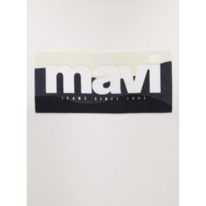 Mavi 0S10203-70057 Logo Baskılı Erkek Kapüşonlu Sweatshirt