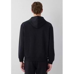 Mavi M0S10196-900 Mavi Logo Baskılı Kapüşonlu Erkek Sweatshirt