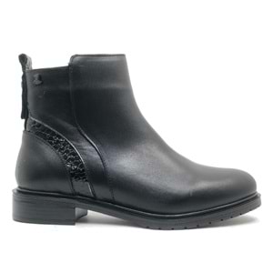 Venüs Mamo Hakiki Deri Düz Kaymaz Taban Ortopedik Kadın Bot