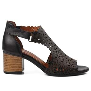 Venüs Cabir Hakiki Deri Comfort Ortopedik Kadın Sandalet