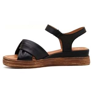 Venüs Oliving Hakiki Deri Comfort Ortopedik Kadın Sandalet