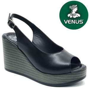 Venüs Torik Hakiki Deri Comfort Ortopedik Dolgu Taban Kadın Sandalet