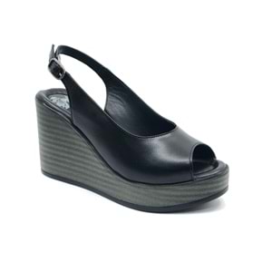 Venüs Torik Hakiki Deri Comfort Ortopedik Dolgu Taban Kadın Sandalet