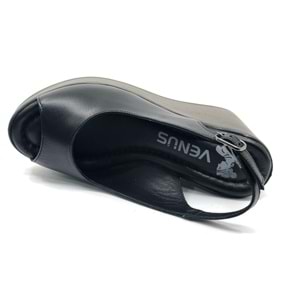 Venüs Torik Hakiki Deri Comfort Ortopedik Dolgu Taban Kadın Sandalet