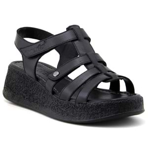 Venüs Virrig Hakiki Deri Comfort Ortopedik Kadın Sandalet