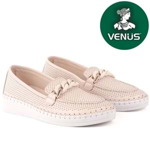 Venüs Blower Hakiki Deri Kadın Babet Ayakkabı