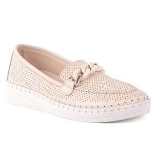 Venüs Blower Hakiki Deri Kadın Babet Ayakkabı