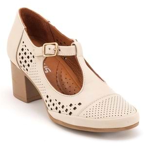 Venüs Cosmos Hakiki Deri Comfort Ortopedik Kadın Topuklu Ayakkabı