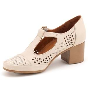 Venüs Cosmos Hakiki Deri Comfort Ortopedik Kadın Topuklu Ayakkabı