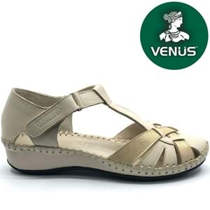 Venüs Tingi Hakiki Deri Comfort Ortopedik Kadın Sandalet
