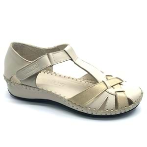 Venüs Tingi Hakiki Deri Comfort Ortopedik Kadın Sandalet