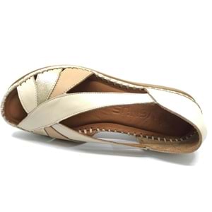 Venüs Nahar Hakiki Deri Comfort Ortopedik Kadın Sandalet