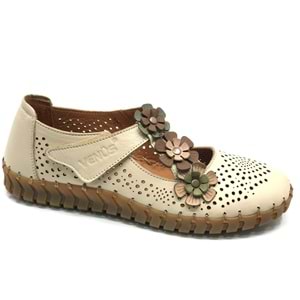 Venüs Perlon Hakiki Deri Ortopedik Kadın Casual Ayakkabı