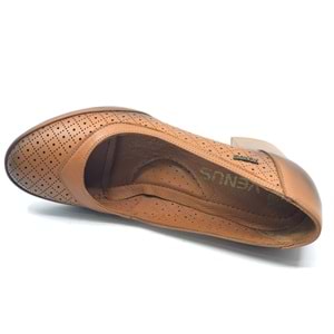 Venüs Alba Hakiki Deri Comfort Ortopedik Kadın Klasik Topuklu Ayakkabı