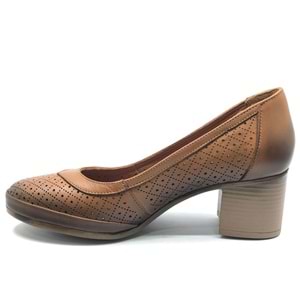 Venüs Alba Hakiki Deri Comfort Ortopedik Kadın Klasik Topuklu Ayakkabı