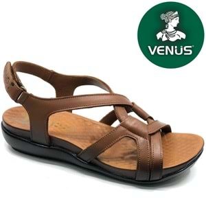 Venüs Viscosa Hakiki Deri Comfort Ortopedik Kadın Sandalet