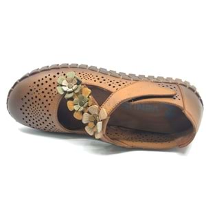 Venüs Perlon Hakiki Deri Ortopedik Kadın Casual Ayakkabı