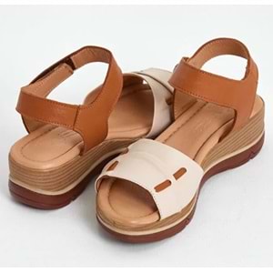 Venüs Vipera Hakiki Deri Comfort Ortopedik Kadın Sandalet