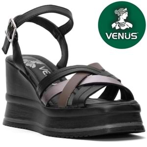 Venüs Helis Hakiki Deri Comfort Ortopedik Kadın Sandalet