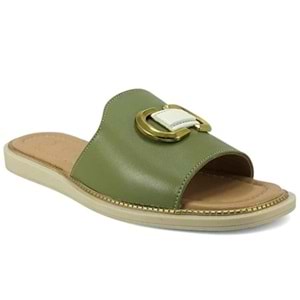 Venüs Drion Hakiki Deri Kadın Terlik