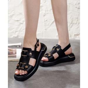 Venüs Tauri Hakiki Deri Comfort Ortopedik Kadın Sandalet