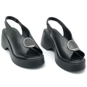 Venüs Sigma Hakiki Deri Comfort Ortopedik Kadın Sandalet