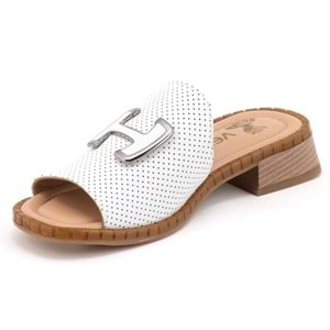 Venüs Mefron Hakiki Deri Kadın Terlik