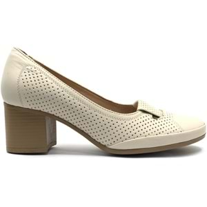 Venüs Apus Hakiki Deri Comfort Ortopedik Kadın Topuklu Ayakkabı